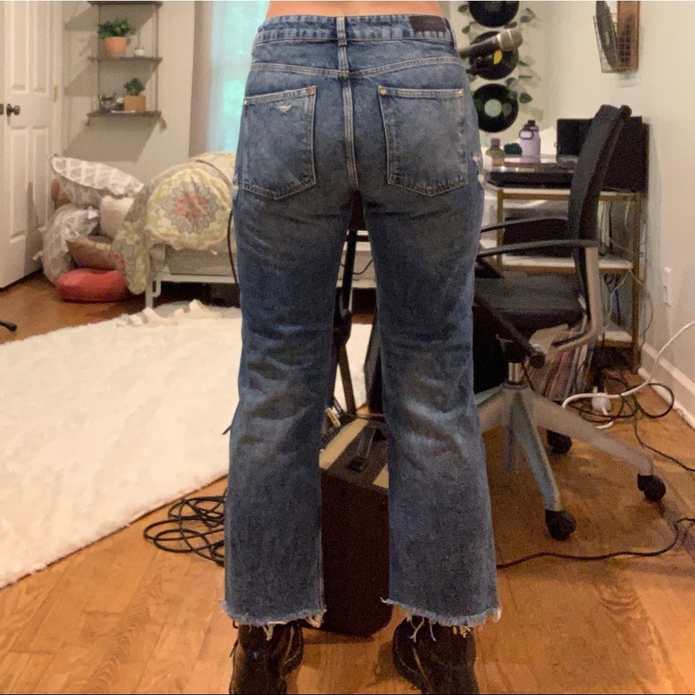 Zara Ripped Jeans with Mesh - Picture 5 of 6